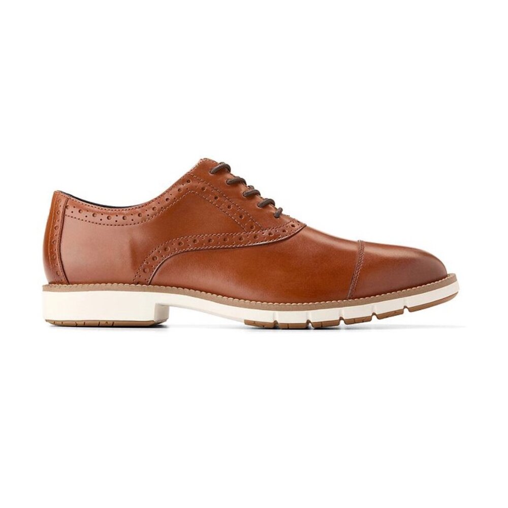 Cole Haan Flexgrand+ Cap Oxford Shoes Men Size 12 British Tan C40341 NWB - Picture 10 of 11